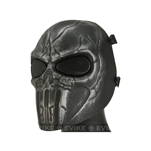 Outdoor Airsoft Paintball Face Protection Gear Tactical Full Face Skull Mask-Hermo plastic Polyurethanes (TPU)
