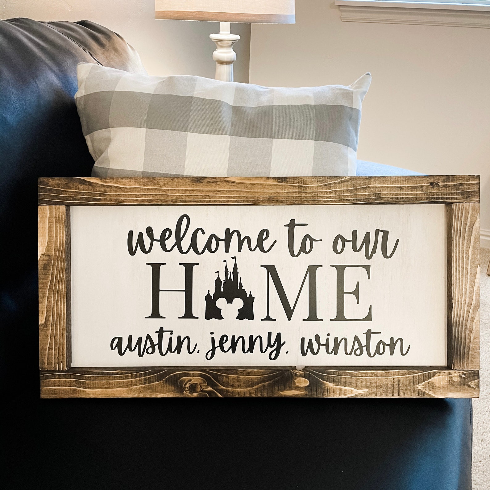 Disney Welcome Sign Disney Sign Personalized Disney Sign | Etsy