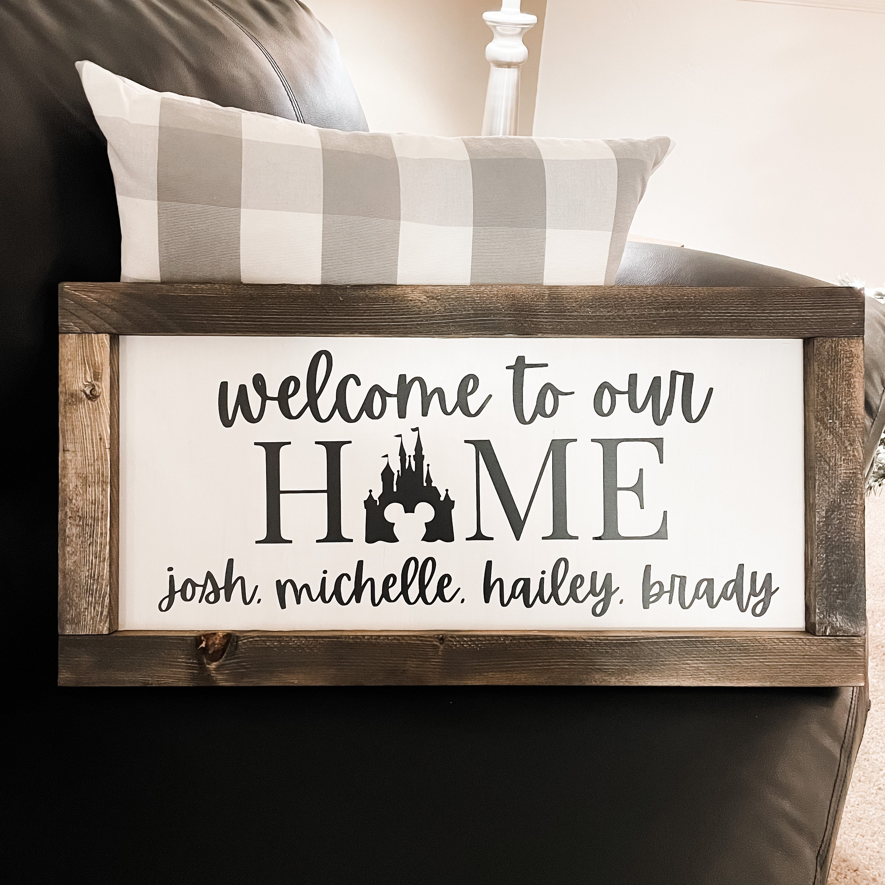 Disney Welcome Sign Disney Sign Personalized Disney Sign | Etsy