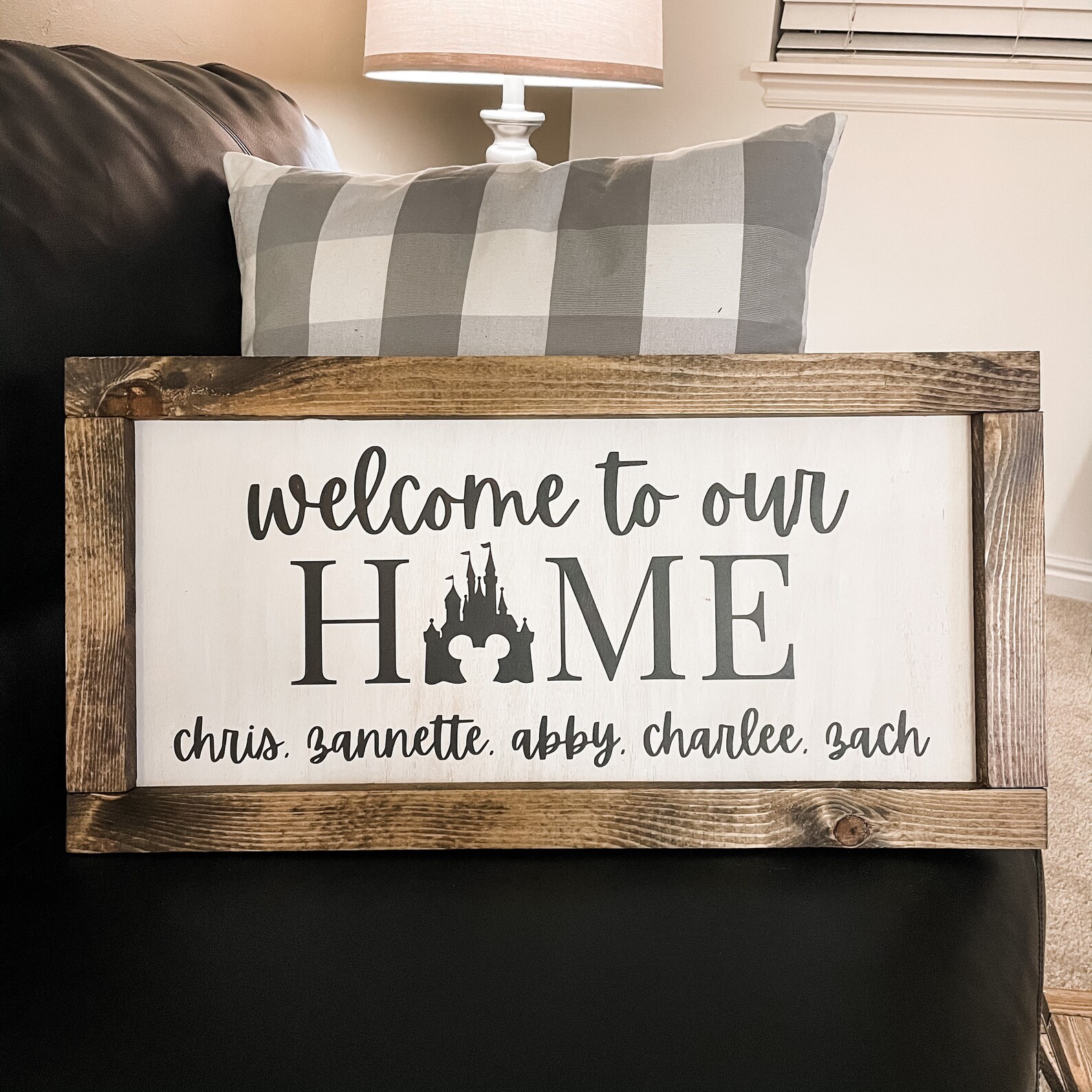 Disney Welcome Sign Disney Sign Personalized Disney Sign | Etsy