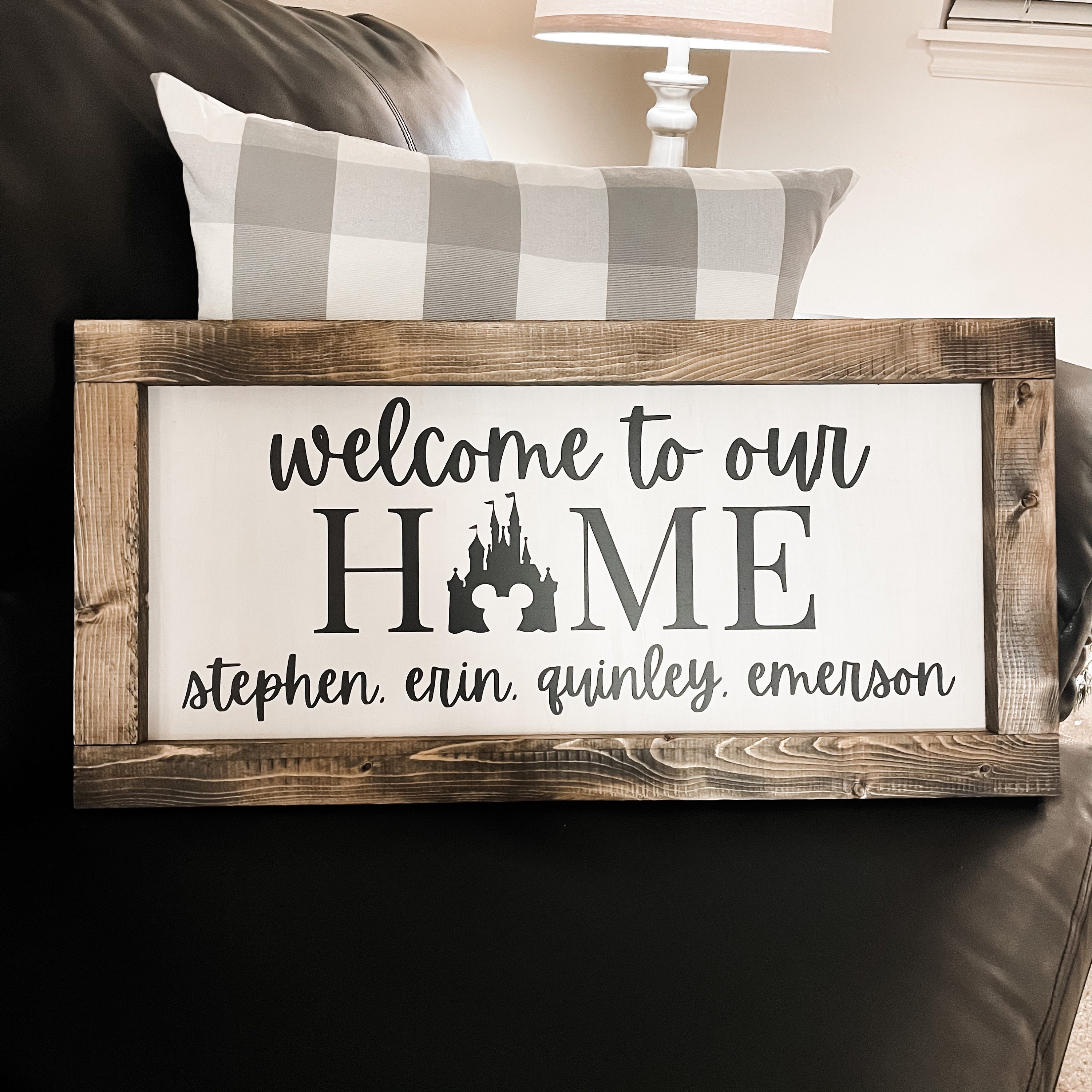 Disney Welcome Sign Disney Sign Personalized Disney Sign | Etsy