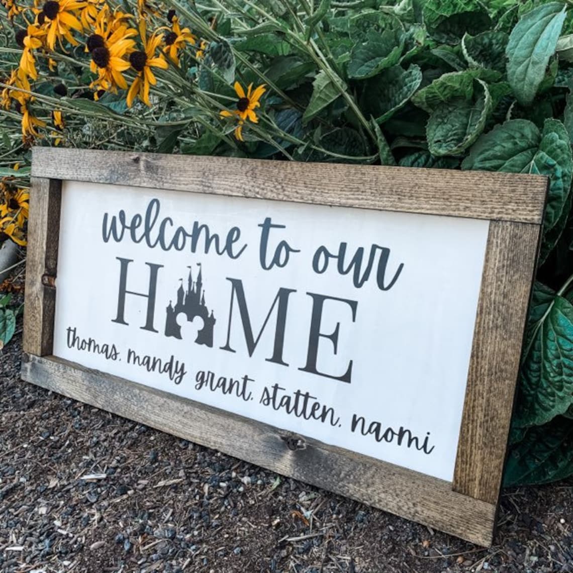 Disney Welcome Sign Disney Sign Personalized Disney Sign | Etsy