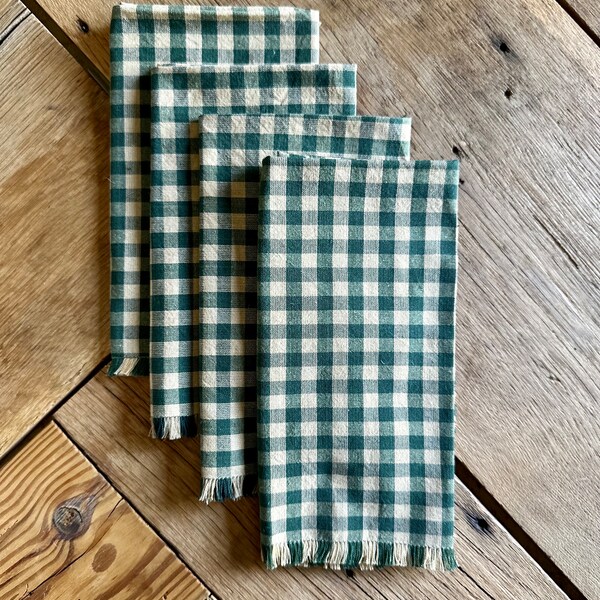 Gingham Napkins Etsy
