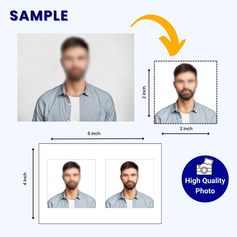 DIGITAL 2 US Passport Photos, Visa Photos, Citizenship Photos, Size 2x2