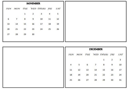 Create Your Own Printable Calendar