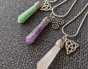 Crystal with Celtic Charm