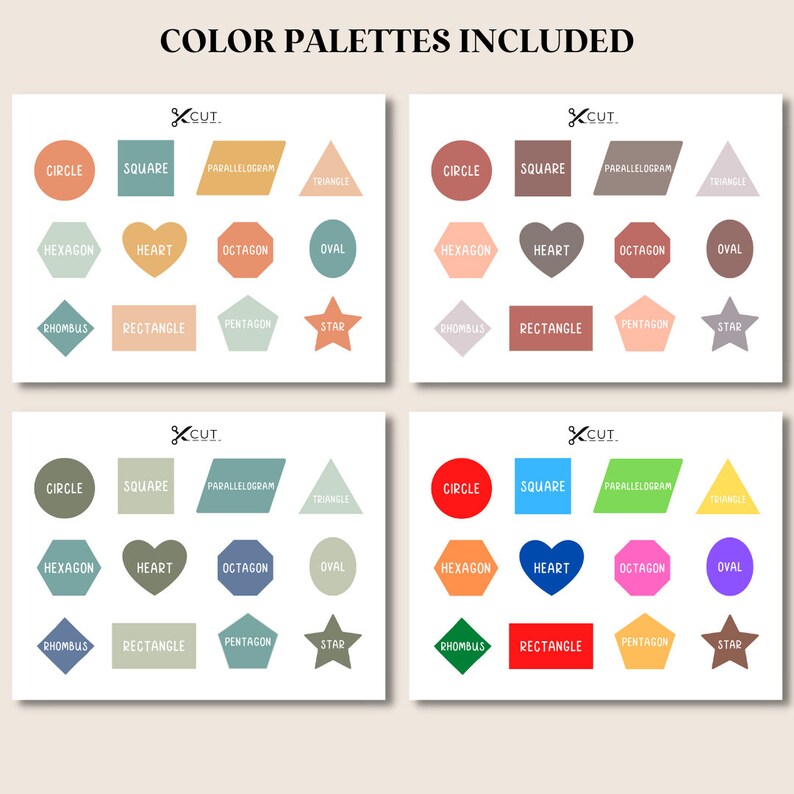 Shape Sorting Preschool Activity Sheet | Shape Matching Activity, Busy ...