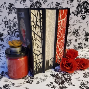 A Darker Shade of Magic set with stenciled edges