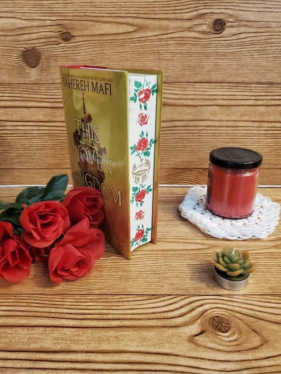 This Woven Kingdom With Stenciled Edges Etsy