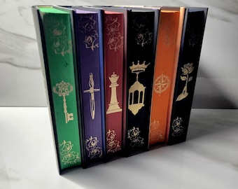 The inheritance Games Book set (1-6) with Stenciled Edges