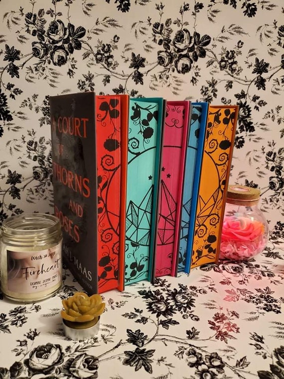 ACOTAR Books With Stenciled Edges 