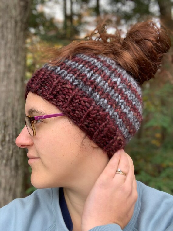 Messy Bun Hat | Etsy