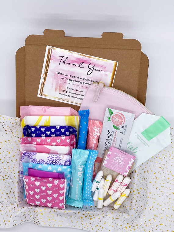 Teen Period Box Mini First Period Gift For Girls Etsy