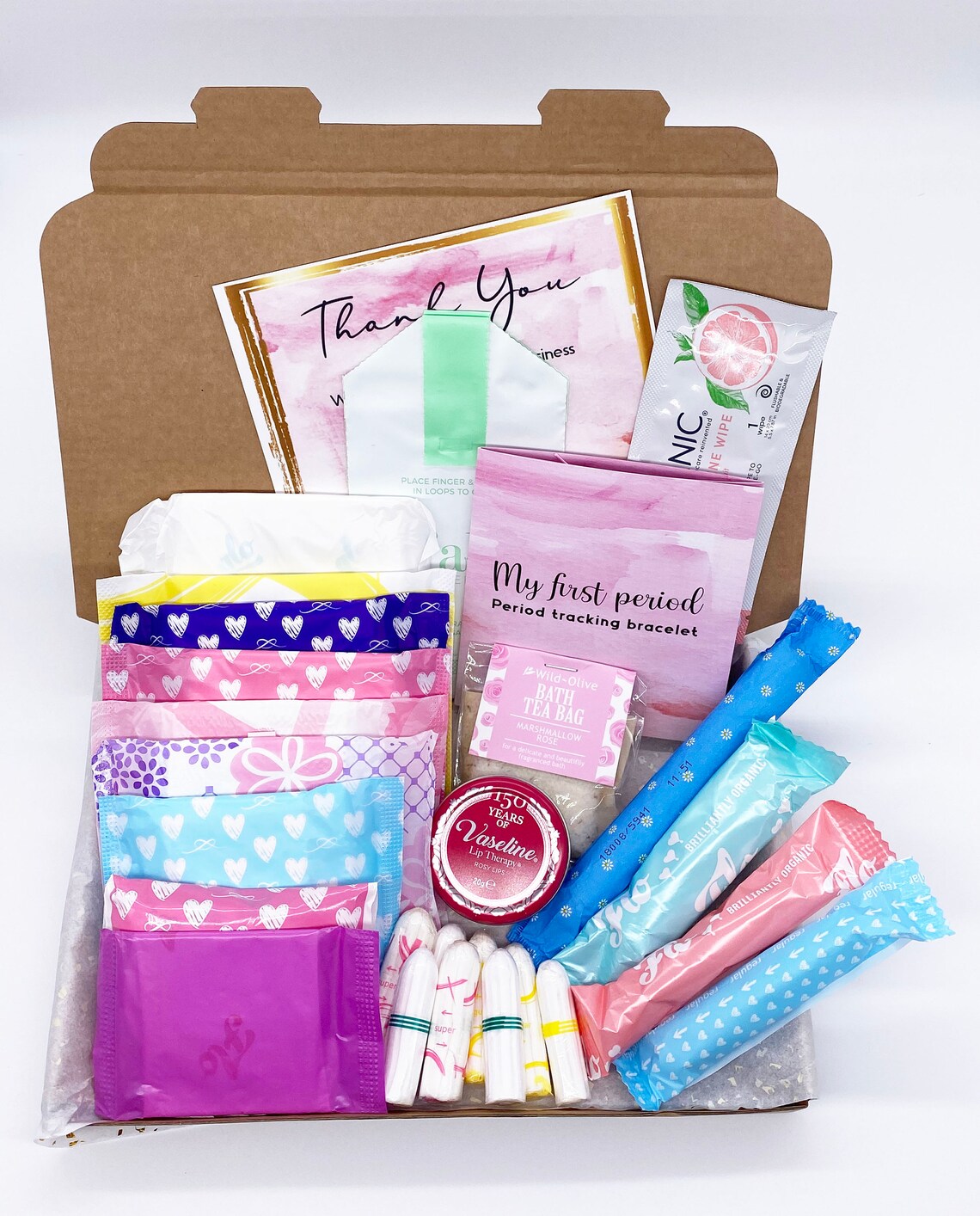Teen Period Box Mini First Period Gift For Girls Period Etsy
