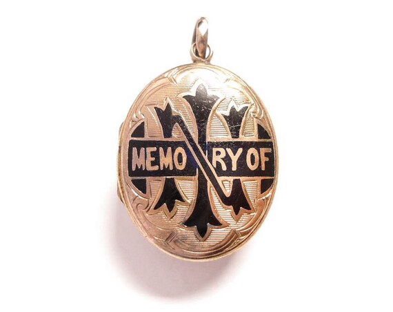 Antique Victorian Mourning Locket | Beautiful Anti
