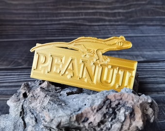 Crested gecko name plaque