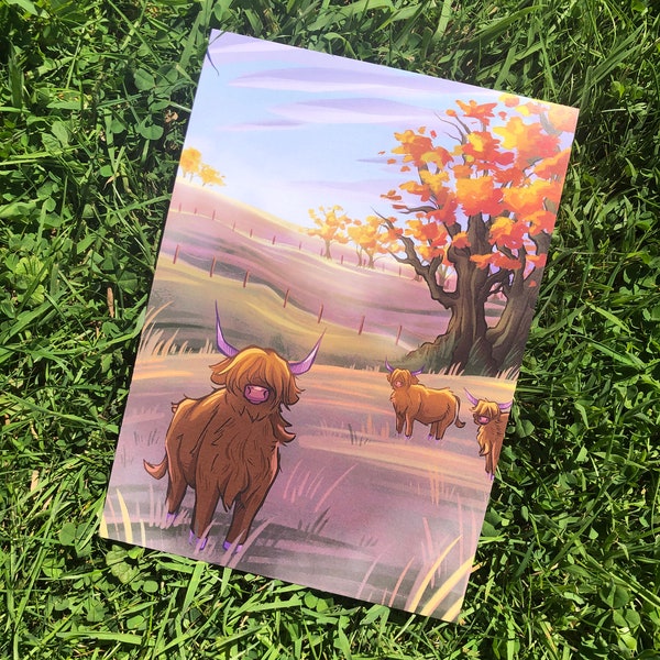 Highland Cow Print