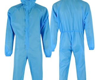 Washable Reusable Coverall Durable Boiler Hood Painters Protective Overalls Suit