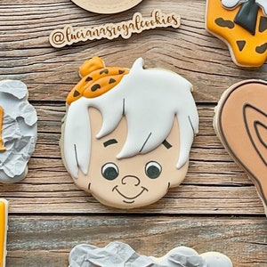 Bam Bam The Flintstones STL Digital Cookie Cutter File