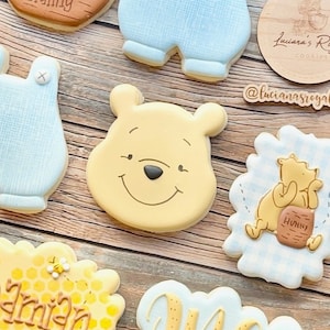 Winnie Bear Face Digital STL Cookie Cutter File