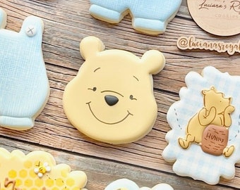 Winnie Bear Face Digital STL Cookie Cutter File