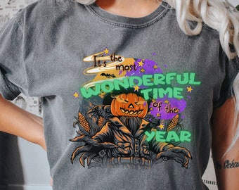 Halloween Pile of Pumpkins & Black Cat 1990s vintage Tshirt