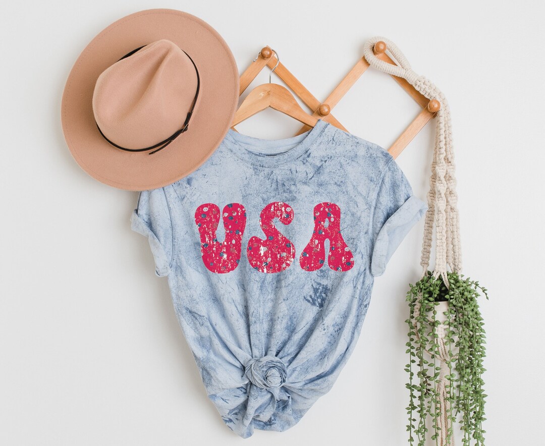 Comfort Colors Shirt, USA Tye Dye American Shirts Tie Dye 4th of July ...