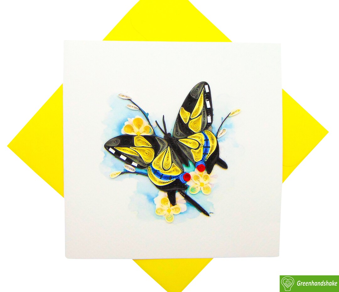 Butterfly Gifts Handcrafted Swallowtail Butterfly Greeting Card ...