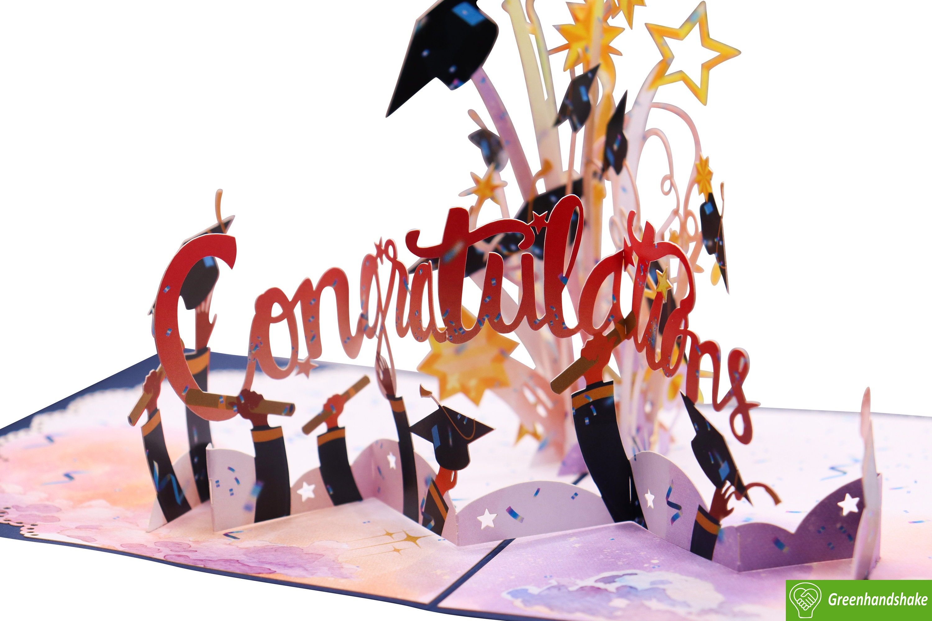 Graduation Pop up Card: Handmade 3D Congratulations Card - Etsy