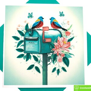 Nature's Delivery, biglietto di auguri Quilling - Arte unica fatta a mano dedicata. Progetta un biglietto di auguri per tutte le occasioni