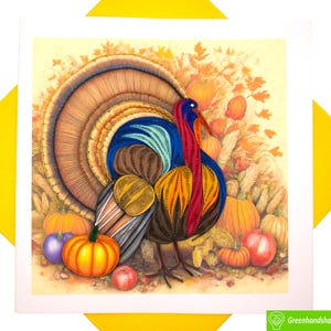 Biglietto di auguri con quilling "Tartaruga selvatica grata" - Unico, dedicato, fatto a mano/con il cuore. Progetta un biglietto di auguri per tutte le occasioni