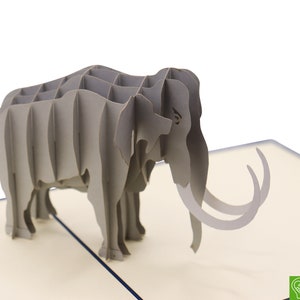 Słoń, Pop Up Card, 3D Popup Greeting Cards - Unikatowa, Dedykowana Ręcznie Robiona/Sercowa Sztuka. Projekt Karty Powitalnej na Wszystkie Okazje