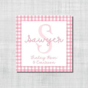 Pink Fishtail Overlay Enclosure Cards