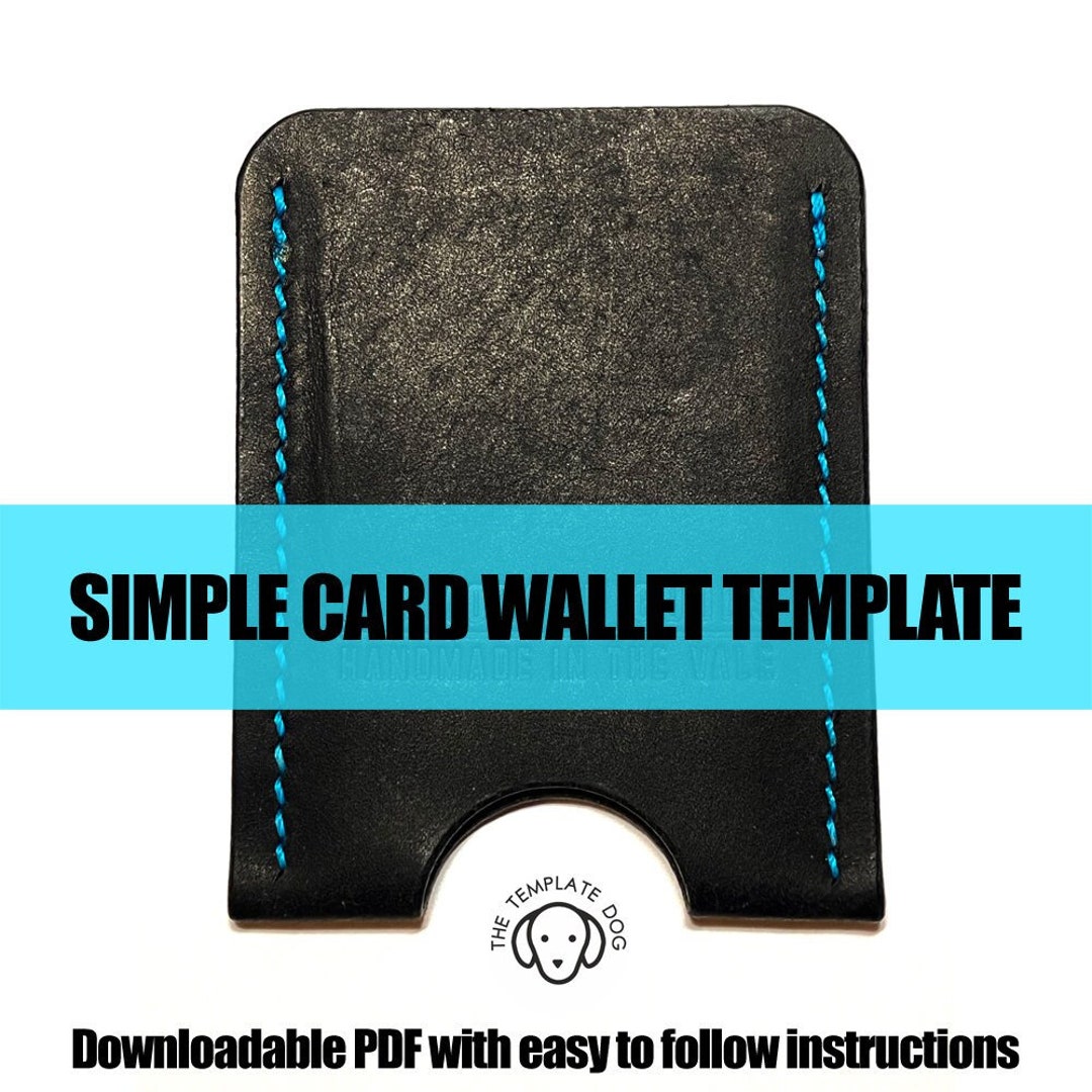Wallet Card Example Simple Card Wallet Template - Etsy