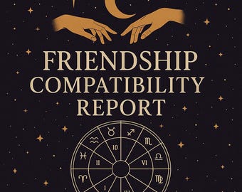 Informe de compatibilidad de amistad: Lectura de la carta sinastría (PDF)