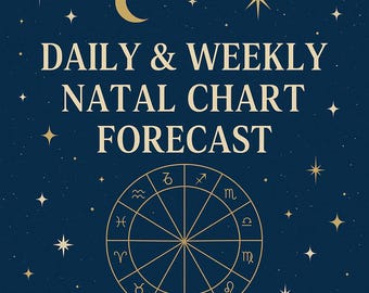 Pronóstico diario y semanal de la carta natal, predicciones futuras, tránsitos y aspectos, tu próximo mes