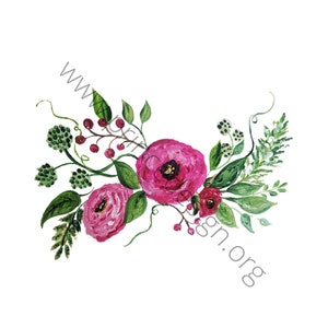 Floral sublimation graphic png
