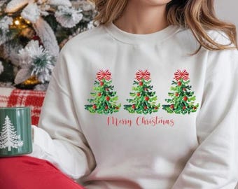Preppy Christmas PNG | Retro Merry Christmas Graphic for Sweatshirts | Instant Download Holiday Clipart | Cute Christmas Sublimation Design