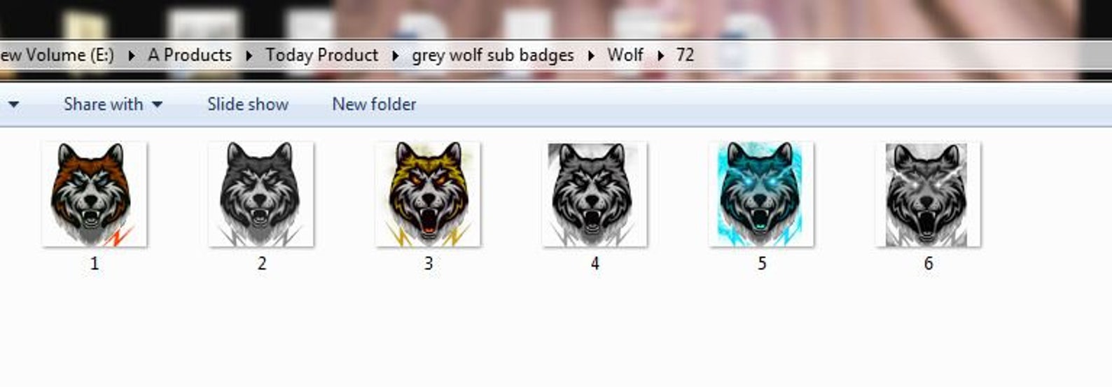 Wolf Twitch Sub Badges, Wolf Twitch Emotes/ Wolf Badges for Streamers/wolf Subscriber Badges