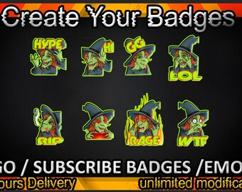 Twitch sub badges, Twitch emotes / badges for streamers / Subscriber Badges