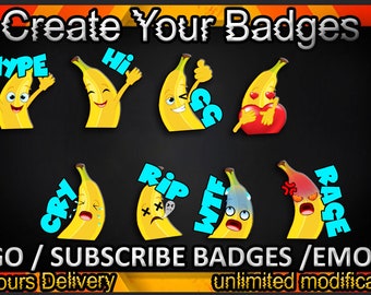 Twitch sub badges, Twitch emotes / badges for streamers / Subscriber Badges