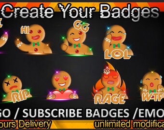 Twitch sub badges, Twitch emotes / badges for streamers / Subscriber Badges