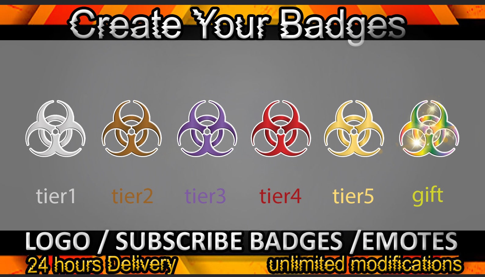 Símbolos Twitch sub insignias SymboL Twitch gestos / Etsy