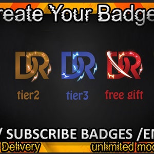 DR badges Twitch sub badges, DR badges Twitch emotes / DR badges badges for streamers / Dr badges Subscriber Badges