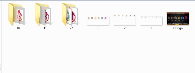 H Twitch Sub Badges, H Twitch Emotes / H Badges for Streamers ...