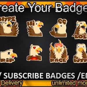 Twitch sub badges, Twitch emotes / badges for streamers / Subscriber Badges