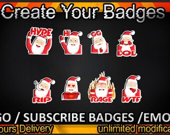 Twitch sub badges, Twitch emotes / badges for streamers / Subscriber Badges