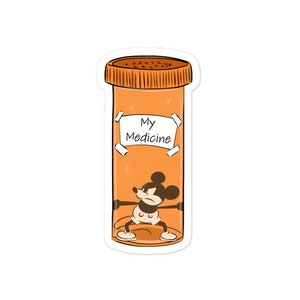 Disney is my Medicine Vinyl Sticker ft. Mickey Mouse