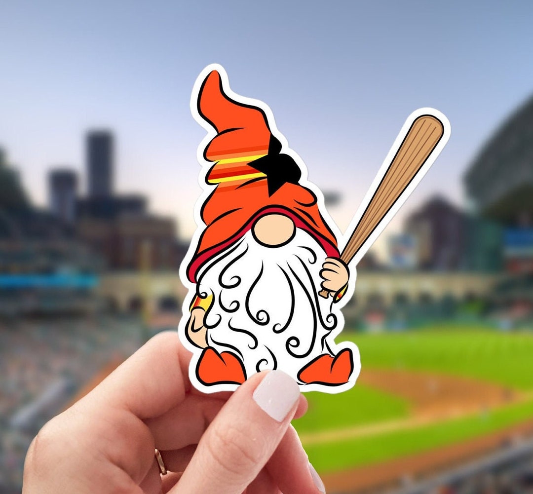 Gnome: Houston Astros Vinyl Sticker Decal - Etsy