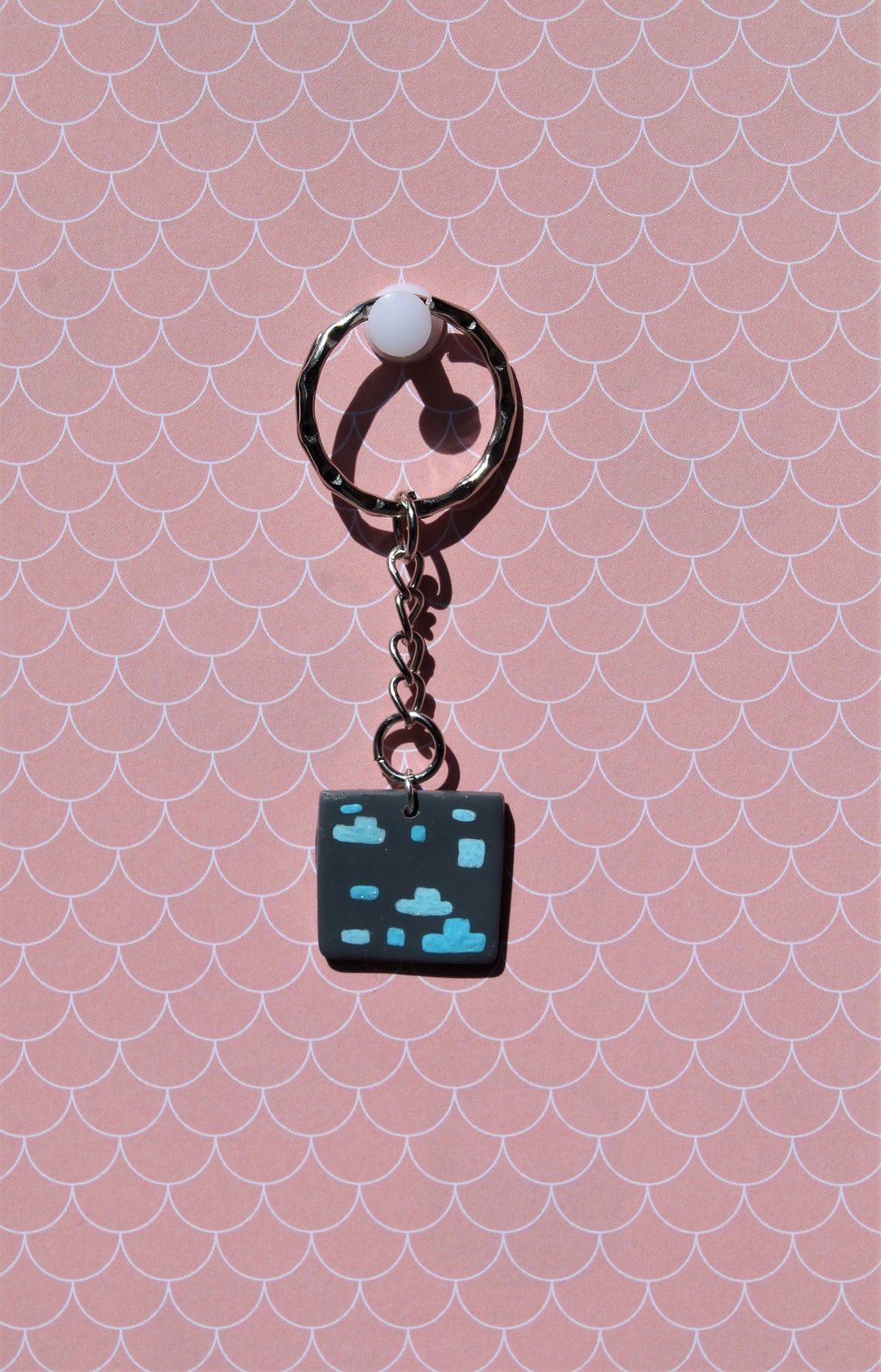 Minecraft Ores Keychains diamond Gold Redstone Diamond - Etsy